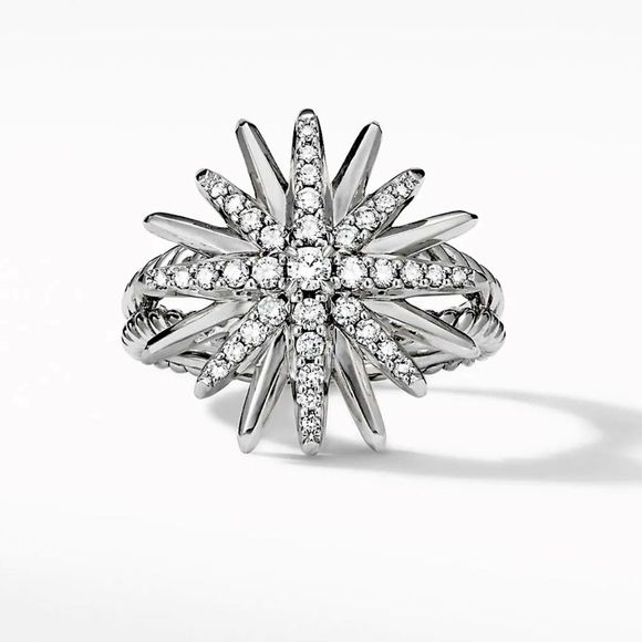 David Yurman Jewelry - David Yurman Starbust Ring with Pavé Diamonds